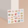 Slider - Nail Design "Sea World", packing 6 pcs, multi -colored
