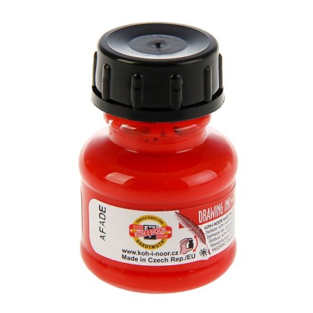 Mascara for writing and drawing 20 ml, Koh-I-Noor 1417, red