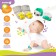 Gift set "rattles on pens and legs: panda", 4 pcs, crumb me