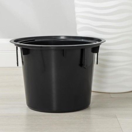 Kashpo for flowers with an insert "Oasis", 25 l (5 l), white color-1