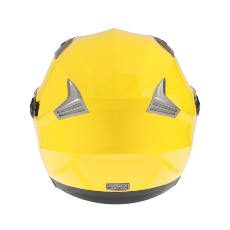 The helmet open with two visors, size L (59-60), model-BLD-708E, yellow glossy-7