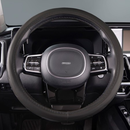 SkyWay braid, leather, size m, gray-8