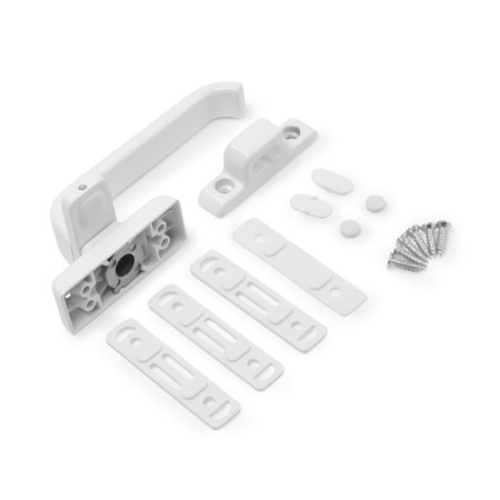 Window handle tundra 003wh, metal, white color-5