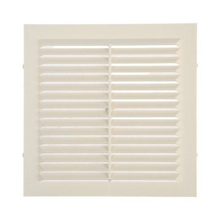 Ventilation grate "Cosmetic" L155sk, 155x155 mm, with a grid, ineffective, ivory