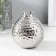 Ceramics candlestick per 1 candle "Pomegranate" d = 4.5 cm silver 10x10x11.5 cm