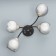 Brianna chandelier 4he27 40W black and gold 56x40x27 cm Bayerlux