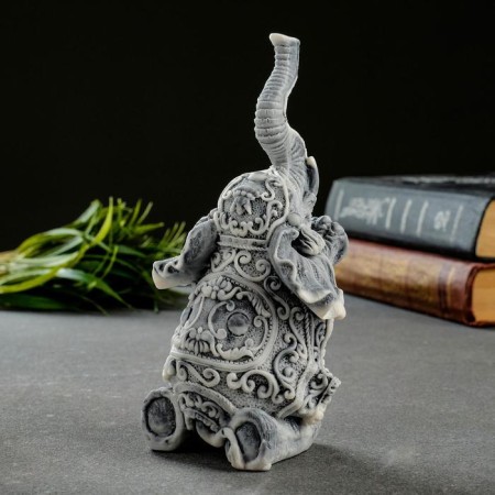 Souvenir "Elephant with Roads on the knees" 14.5cm-2