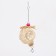 Bird nest with a bell, 13 x 28 cm, vine