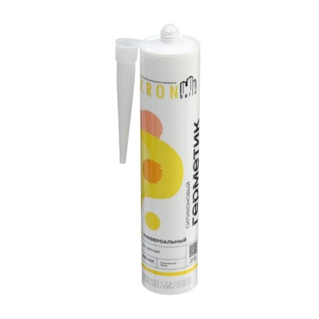 Kronbuild sealant, silicone, universal, transparent, 280 ml