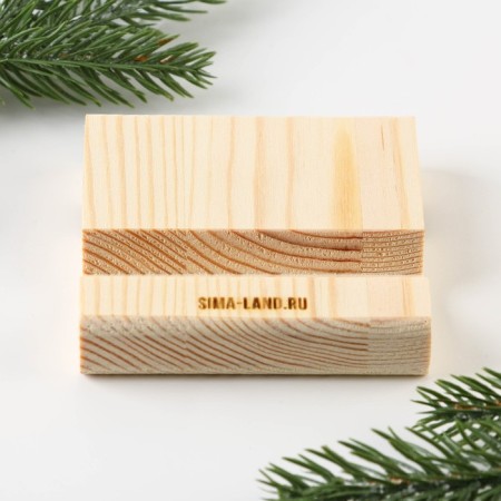 The stand for the phone "Happiness in the New Year", 8 x 8 x 1.5 cm.-5