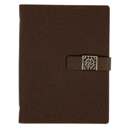 Organizer "New" A5, with a head of 92 sheets in a ruler, leatherette cover, mix-12