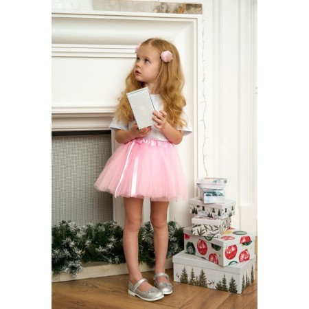 KAFTAN photo shoot "Fluffy Snowflake"; Three -layer skirt and hair hairpins-2