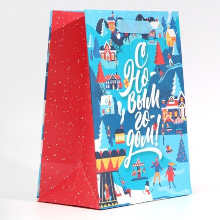 Laminated vertical "New Year's fun", MS 18 x 23 x 10 cm, New Year-2