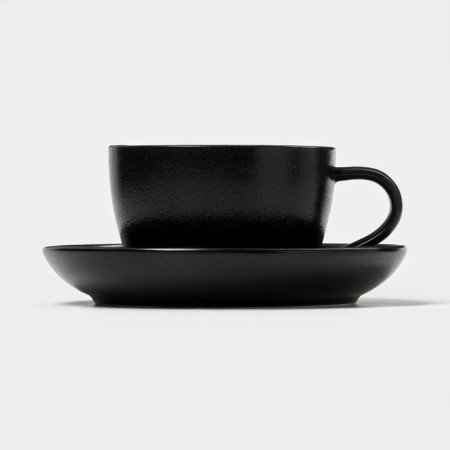 Ceramic coffee magistro Carbon Ceramic Ceramic, 4 items: a cup of 200 ml, a saucer d = 14.5 cm-3