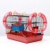 Homa 4 rodents cell, 55 x 37 x 42 cm, mix of flowers