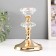 Summary metal per 1 candle d = 4 cm "Vazir" gold 11x11x16.5 cm