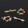 Castle Count "Count" 5356, (set 2 pcs.), Color gold