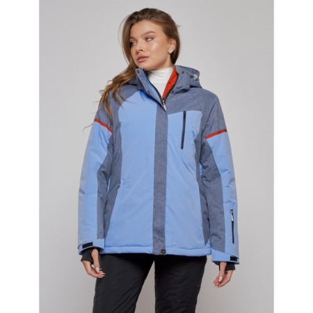 Ski jacket female, size 60, purple color