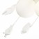 Ceiling EVOLUCE lamp. Sle115402-03. Modena. 3x160 W, E27/G9, 50x50x61 cm, white color