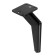 Furniture support Cappio OP11, h = 150 mm, matte black color
