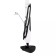 Steam mop KitFort KT-1021, 1630 W, 500 ml, cord 5 m, black and white