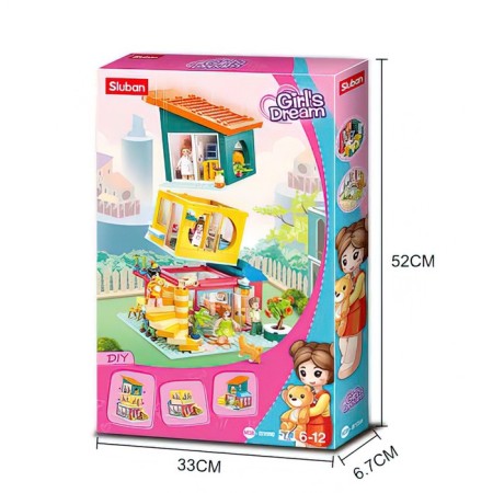 Designer Pink Dream "Three -Stage House", 571 details-4