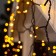 Garland "fringe" 3 × 0.6 m, IP44, UMS, dark thread, 160 LED, yellow glow, 220 V