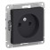 SE SE AtlasDesign, 16 A, 250 V, built -in, without salary, IP20, carbon, Atn001041