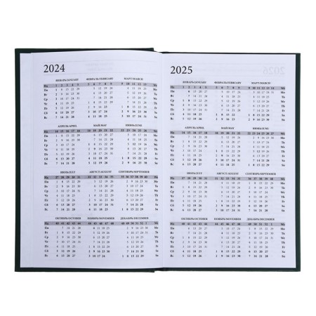 Deliciper of Leduced A5, 128 sheets, boumvinyl cover, green-11