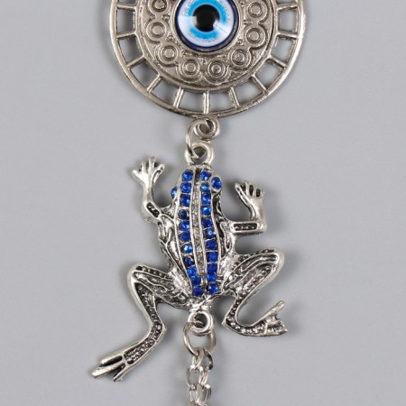 Suspension from the evil eye "Medallion and frog" 18 cm-1