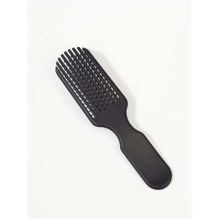 The comb wide for drying hair 18*4.5*2.2cm plastic black bag QF-3