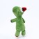 Soft toy for dogs "dino" with a squeak, 35 x 16 cm