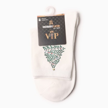 Women's socks, white color, size 36-40-2