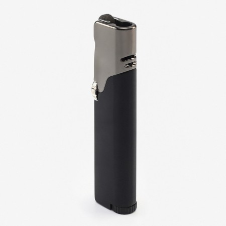 Gas lighter, silicon, black-2