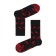 Men's cotton socks diwari happy "lizards", size 29, color black