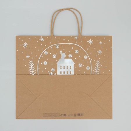 Package Gift Craft Happy New Year, 32 x 28 x 15 cm, New Year-5
