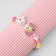 Bracelet Children's "Choselka" Unicorood with a flower, color