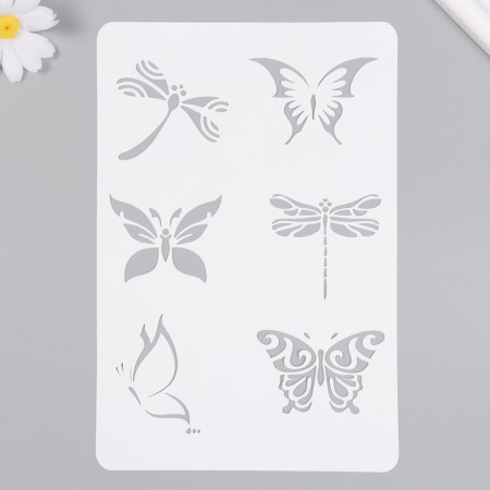 Stencil "Butterflies" 16x24 cm