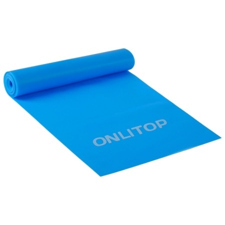 Эспандер ленточный для фитнеса ONLYTOP, 150х15х0,04 см, 10 кг, цвета МИКС-3