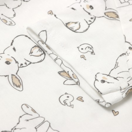 Children's T -shirt, milk/hares color, height 74-2