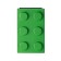 A glass for toothbrushes, children's BOB, green color