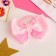 Hair rubber band Bant "Maroussia" cell, 8.5 cm, pink