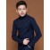 Turtleneck for a boy Pelican, height 122 cm, dark blue color