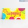 Money envelope "Surprise", glitter, 16.5 x 8 cm