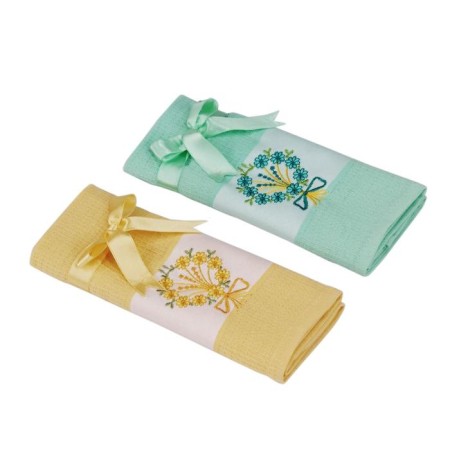 Kit of kitchen towels Bouquet, size 45x65 cm, 2 pcs in a set-1