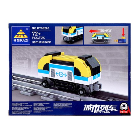 Designer "railway. Electric locomotive ", with launch, 72 parts-4