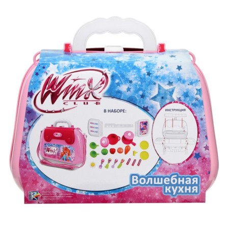 Game set in the Magic Kitchen bag, Winx, with accessories-7