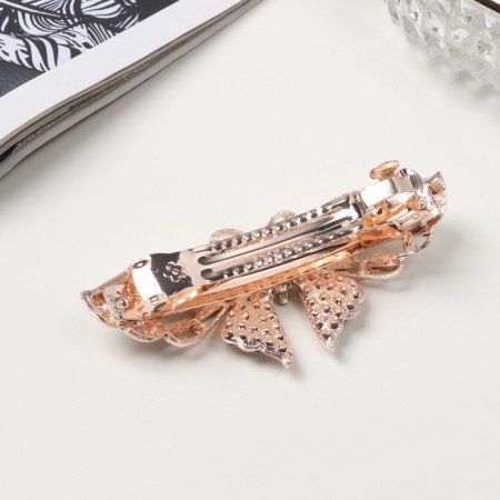 Clothing machine for the hair "Diodorus" butterfly Galant, 9 cm, gold-1