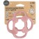Silicone teething "Sphere", pink color, mum & baby