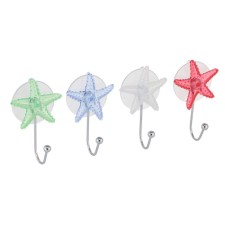 A single hook on the Axentia suction cup of chrome wire, weight up to 0.8 kg, stars